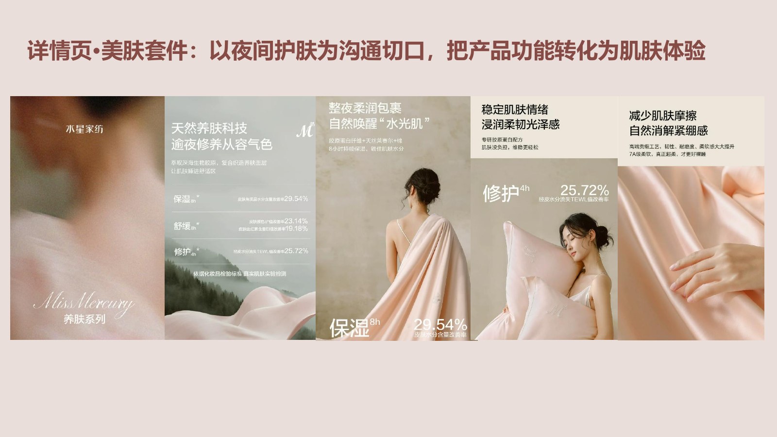 美肤套件产品详情页策划案例